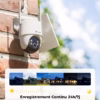 Caméra de surveillance solaire Cococam 2K AOV – PTZ, enregistrement 24/7