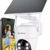 Caméra de surveillance solaire Cococam 4K WiFi 6 – PTZ, 8 MP