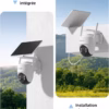 Caméra de surveillance solaire Cococam 4K WiFi 6 – PTZ, 8 MP