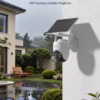 Caméra de surveillance solaire Cococam 4K WiFi 6 – PTZ, 8 MP