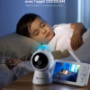 Babyphone vidéo Cococam 2K – écran 5", suivi automatique, détection IA