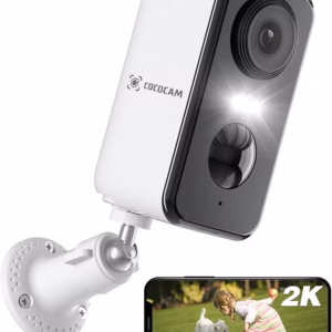 Caméra de surveillance Cococam 2K WiFi – sans fil, étanche IP66