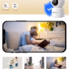Caméra de surveillance intérieure Cococam 5MP – PTZ, suivi auto, 24/7