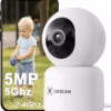 Caméra de surveillance intérieure Cococam 5MP – PTZ, suivi auto, 24/7