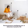 Caméra de surveillance intérieure Cococam 2K – PTZ, sur batterie