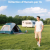 Caméra de surveillance 4G Cococam portable – base magnétique, PTZ 300°