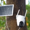 Caméra de surveillance solaire Cococam 2K AOV – PTZ, enregistrement 24/7