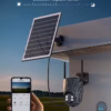 Caméra de surveillance 4G solaire Cococam – AOV 24/7, batterie 15000 mAh