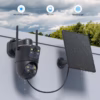 Caméra de surveillance solaire Cococam Q3 – double objectif 2K WiFi