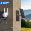 Caméra de surveillance 4G solaire Cococam – PTZ, sans WiFi