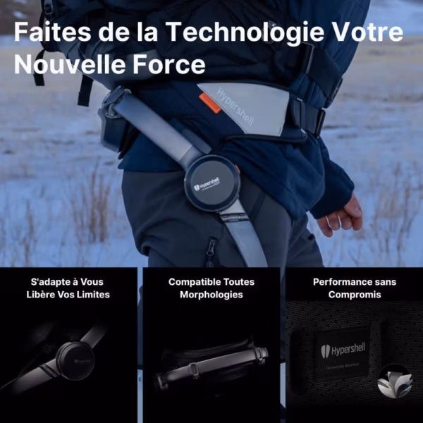 Exosquelette Hypershell Go X – 400 W, aide à la marche pour débuter