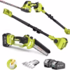 Kit jardin 6-en-1 Supstable sans fil – tronçonneuse, taille-haie, perche 4,57 m