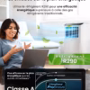 Climatiseur mobile Pro Breeze 9000 BTU – WiFi, 4-en-1, jusqu’à 22 m²