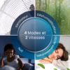 Climatiseur mobile Pro Breeze 9000 BTU – WiFi, 4-en-1, jusqu’à 22 m²