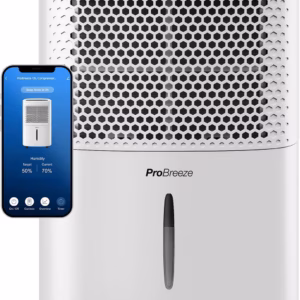 Déshumidificateur connecté Pro Breeze 12L – WiFi, ultra-silencieux 38 dB