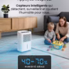 Déshumidificateur connecté Pro Breeze 12L – WiFi, ultra-silencieux 38 dB