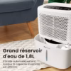 Déshumidificateur Pro Breeze 12L silencieux – écran tactile, 40 dB