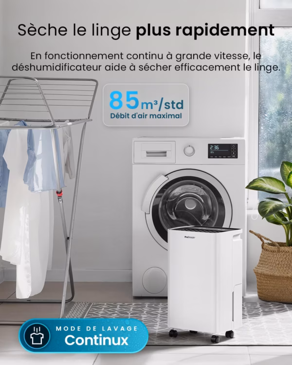 Déshumidificateur Pro Breeze 6L PB-D-26 – mini compact, silencieux