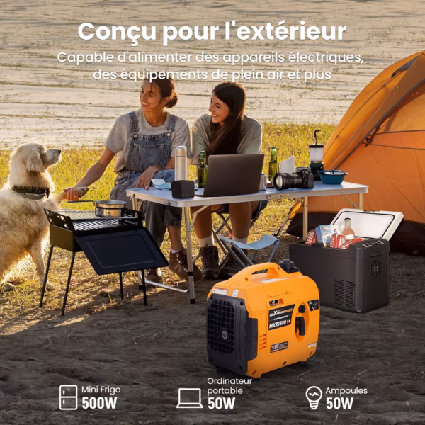 Groupe électrogène Maxpeedingrods MXR1500 - image produit - visuel 3 Groupe électrogène Maxpeedingrods MXR1500 - image produit