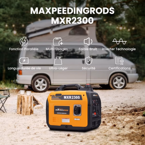 Groupe électrogène Maxpeedingrods MXR2300 - image produit - visuel 4 Groupe électrogène Maxpeedingrods MXR2300 - image produit