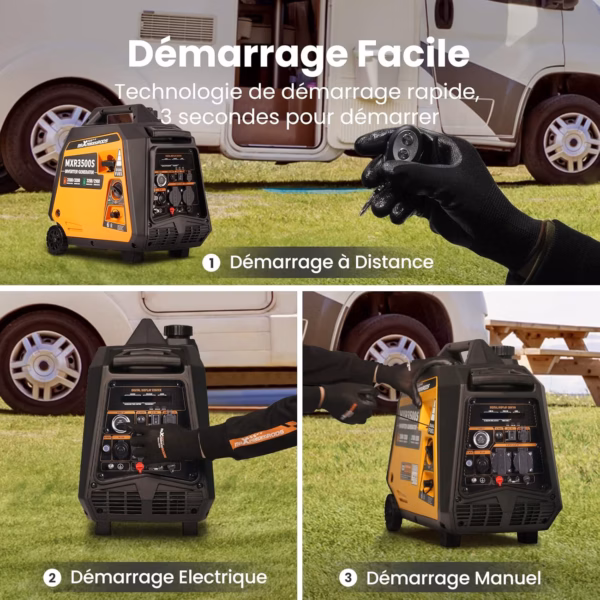 Groupe électrogène Maxpeedingrods MXR3500S - image produit - visuel 3 Groupe électrogène Maxpeedingrods MXR3500S - image produit