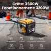Groupe électrogène Maxpeedingrods MXR4500i - image produit - visuel 3 Groupe électrogène Maxpeedingrods MXR4500i - image produit