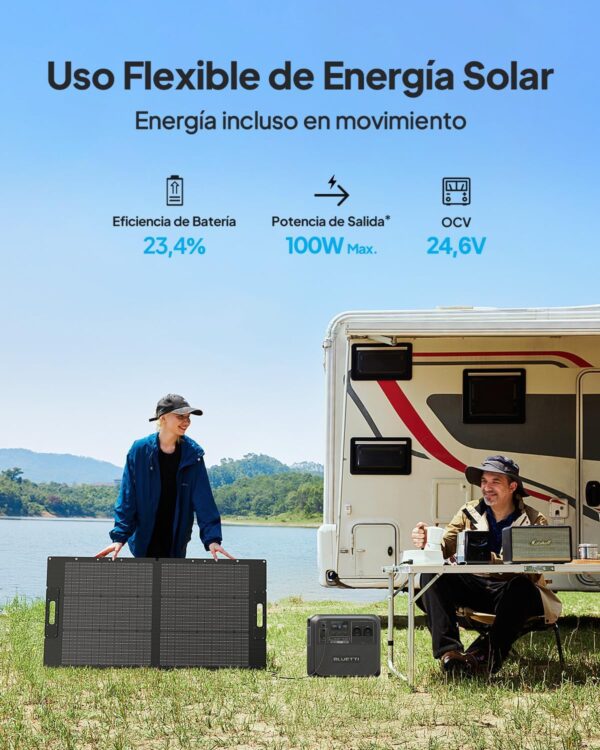 Bluetti Panneau Solaire BLUETTI 100W Pliable - image 2 Bluetti Panneau Solaire BLUETTI 100W Pliable