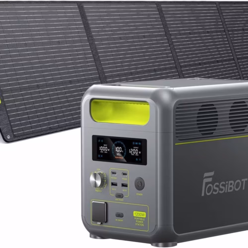 Fossibot F1200 + panneau solaire 200W - opvouwbaar zonnepaneel - image 1 Fossibot F1200 + panneau solaire 200W - opvouwbaar zonnepaneel