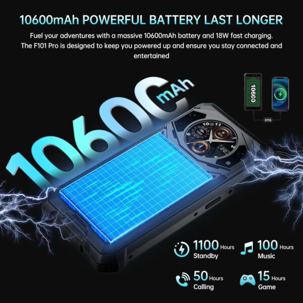 Fossibot F101 Pro - robuuste smartphone - image 3 Fossibot F101 Pro - robuuste smartphone