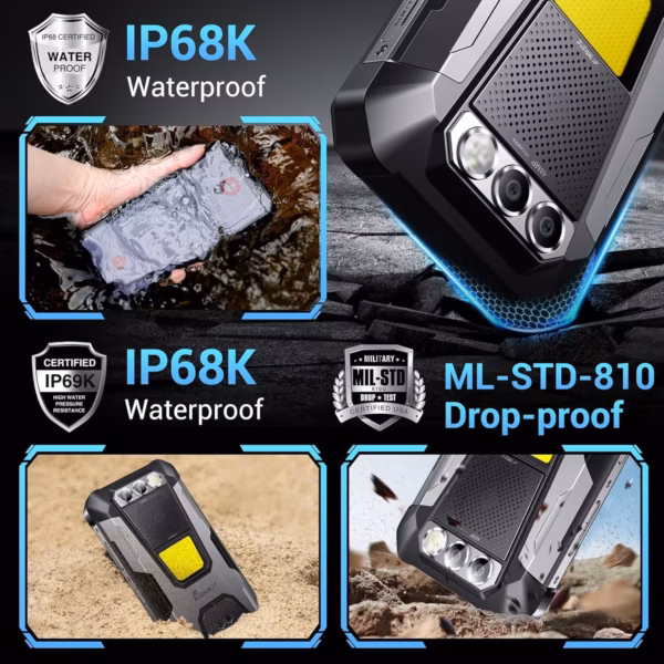 Fossibot F106 Pro - robuuste smartphone - image 7 Fossibot F106 Pro - robuuste smartphone