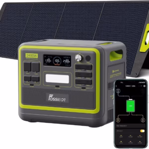 Fossibot F2400 + panneau solaire 200W - opvouwbaar zonnepaneel