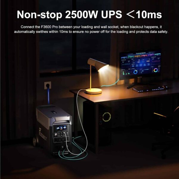 Fossibot F3600 Pro - draagbare powerstation - image 5 Fossibot F3600 Pro - draagbare powerstation