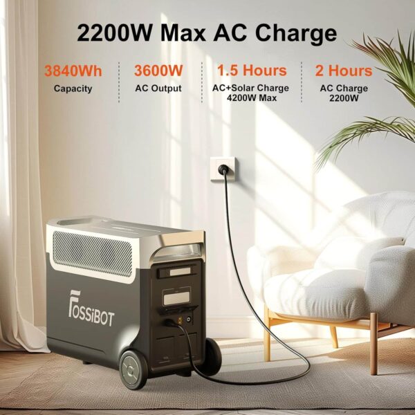 Fossibot F3600 Pro - draagbare powerstation - image 6 Fossibot F3600 Pro - draagbare powerstation