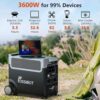 Fossibot F3600 Pro + panneau solaire 420W - opvouwbaar zonnepaneel - image 3 Fossibot F3600 Pro + panneau solaire 420W - opvouwbaar zonnepaneel