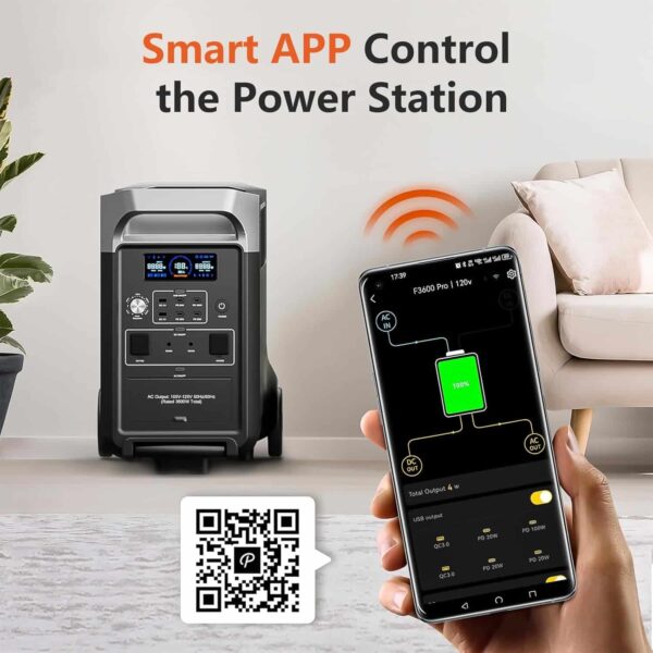 Fossibot F3600 Pro + panneau solaire 420W - opvouwbaar zonnepaneel - image 4 Fossibot F3600 Pro + panneau solaire 420W - opvouwbaar zonnepaneel