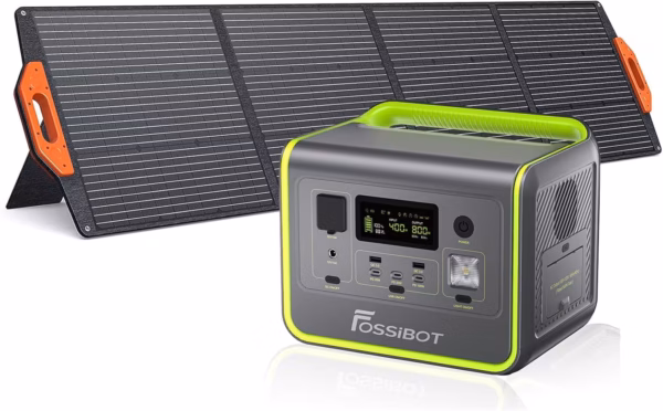 Fossibot F800 + panneau solaire 200W - panel solar plegable - image 1 Fossibot F800 + panneau solaire 200W - panel solar plegable