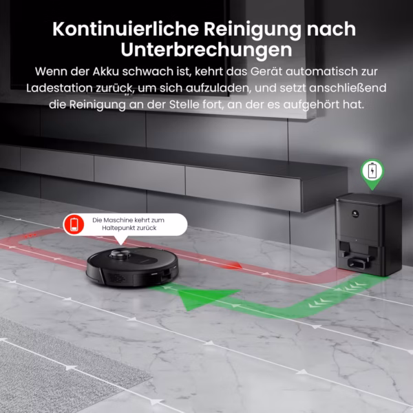 Proscenic Q8 Max - Saug- und Wischroboter 8 000 Pa - image 9 Proscenic Q8 Max - Saug- und Wischroboter 8 000 Pa