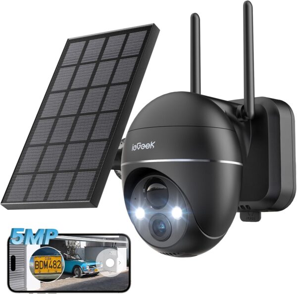 iGeek Solar PTZ 3K 5MP Black - image 1 iGeek Solar PTZ 3K 5MP Black