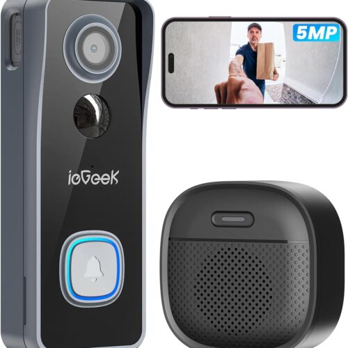 iGeek Doorbell 2K Grey - image 1 iGeek Doorbell 2K Grey