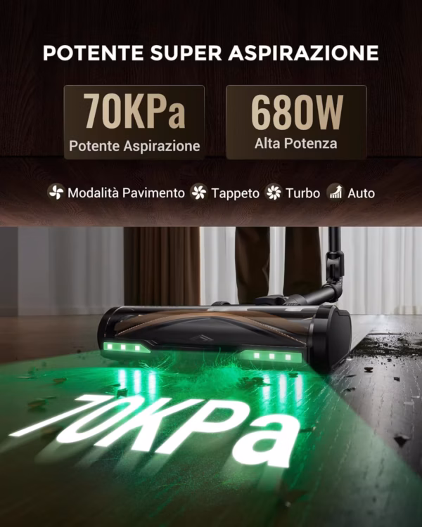 Proscenic P20 - aspirapolvere senza filo 70 kPa - image 2 Proscenic P20 - aspirapolvere senza filo 70 kPa