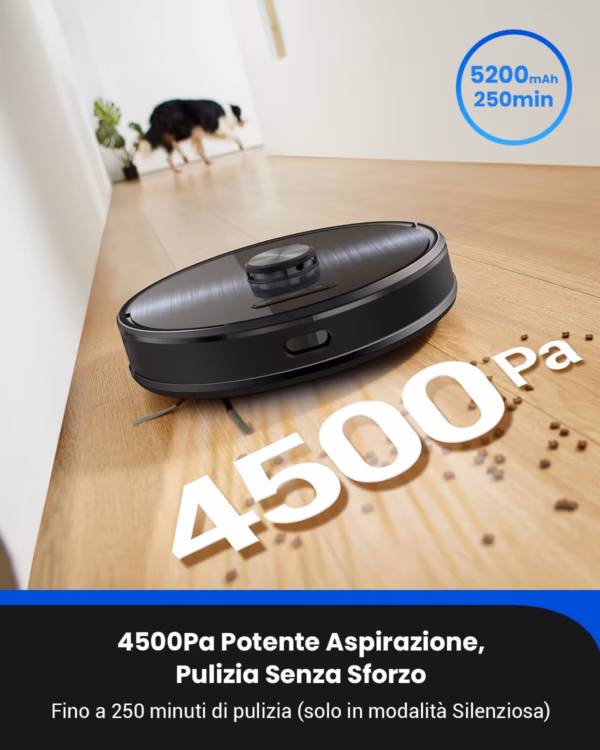 Proscenic M9 - robot aspirapolvere lavapavimenti 4 500 Pa - image 2 Proscenic M9 - robot aspirapolvere lavapavimenti 4 500 Pa