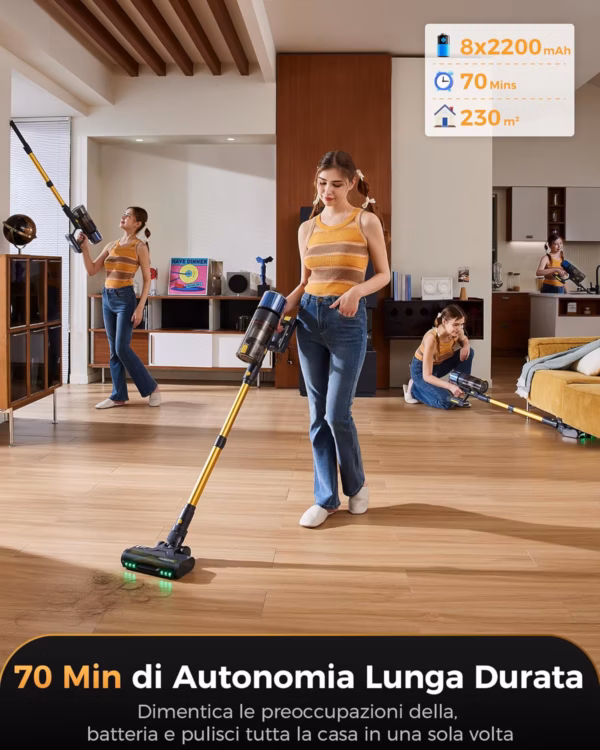 Proscenic P15 - aspirapolvere senza filo 55 kPa - image 3 Proscenic P15 - aspirapolvere senza filo 55 kPa