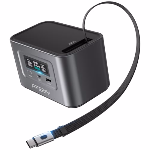 AFERIY Nano100 Powerbank - 99,2 Wh, USB-C 100 W AFERIY Nano100 Powerbank - 99,2 Wh, USB-C 100 W