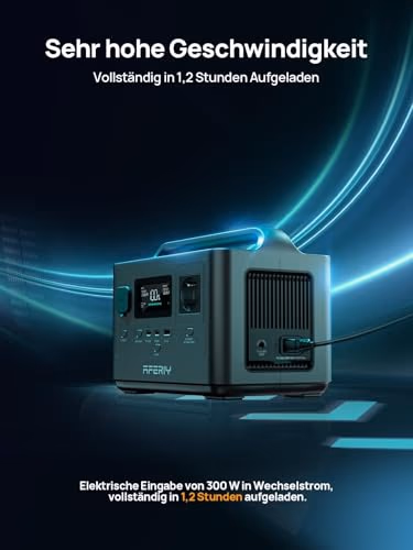 AFERIY Nomad400 P040 Powerstation - 400 W, 256 Wh - 2 AFERIY Nomad400 P040 Powerstation - 400 W, 256 Wh - 2