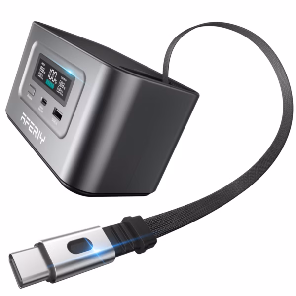 AFERIY Nano100 power bank - 99.2Wh, 100W USB-C AFERIY Nano100 power bank - 99.2Wh, 100W USB-C