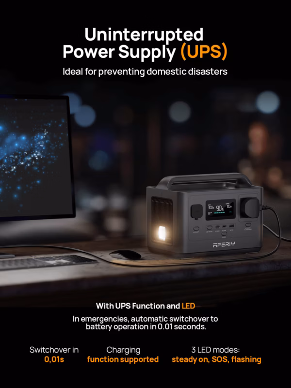 AFERIY P040 portable power station - 400W, 256Wh - 6 AFERIY P040 portable power station - 400W, 256Wh - 6