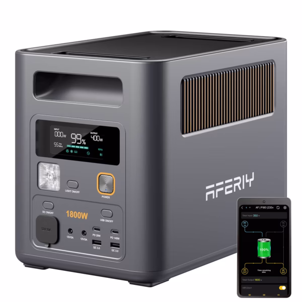 AFERIY Nomad1800 Pro - 1800W, expandable to 5120Wh - 2 AFERIY Nomad1800 Pro - 1800W, expandable to 5120Wh - 2