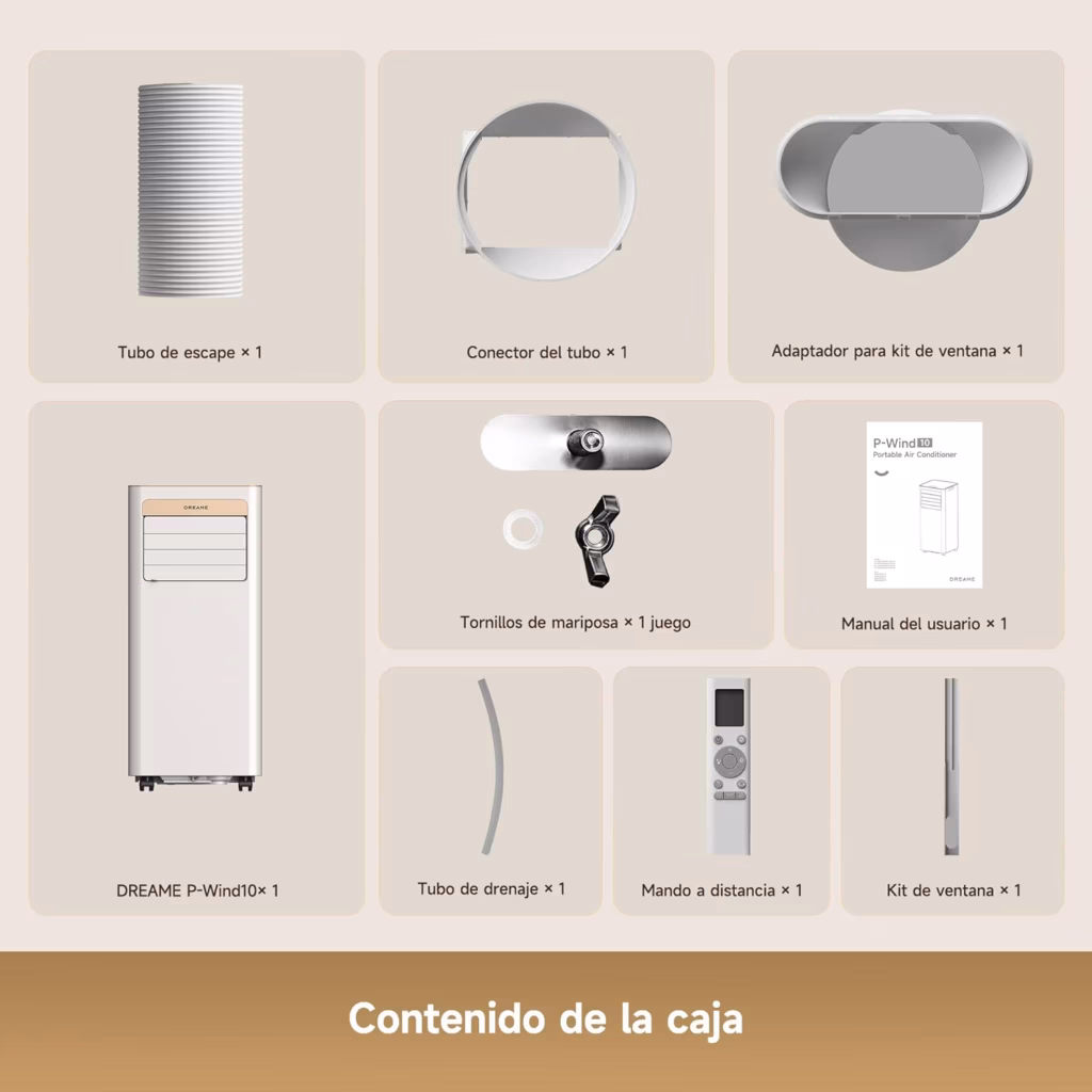 Dreame P-Wind10 9K - aire acondicionado portátil 3 en 1