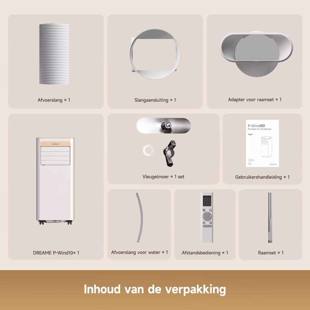 Dreame P-Wind10 9K - mobiele 3-in-1-airco