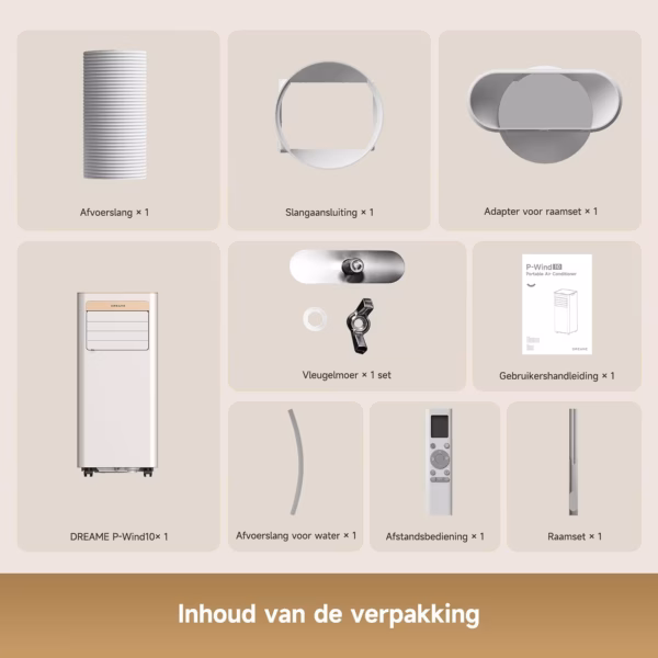 Dreame P-Wind10 9K - mobiele 3-in-1-airco - image 10 Dreame P-Wind10 9K - mobiele 3-in-1-airco